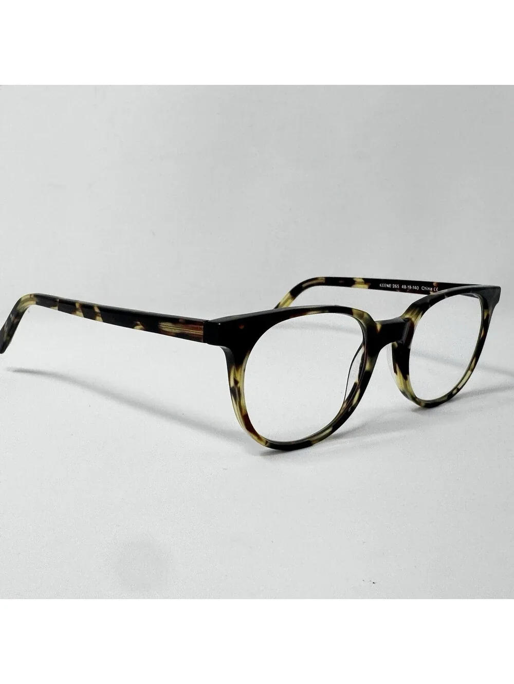 Warby Parker Keene 265 Burnt Lemon Tortoise Eyeglass Frames 48-19-140
